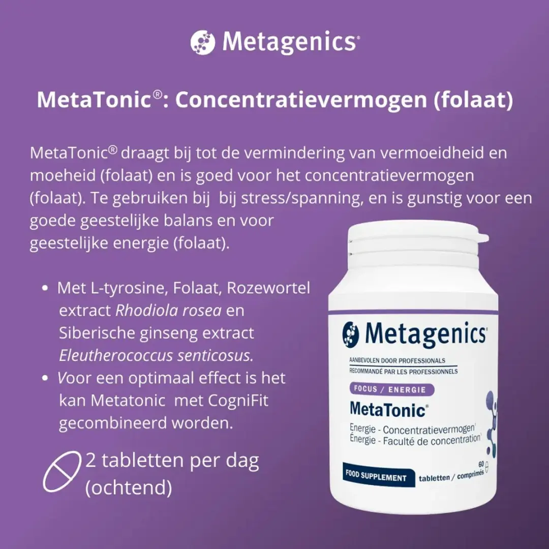 Metagenics Metatonic Capsules - 60 Stuks
