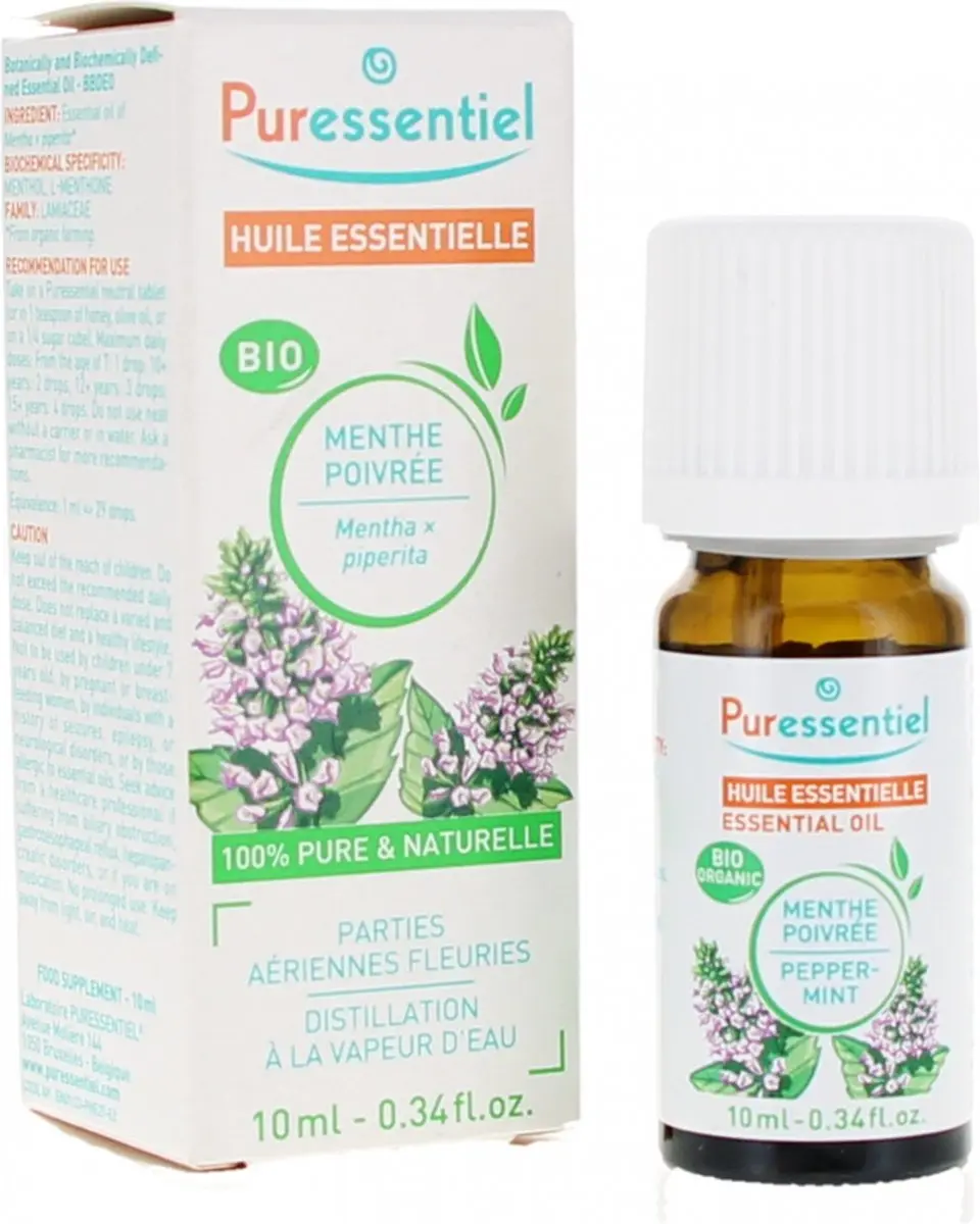 Puressentiel Pepermunt Bio Etherische Olie 10ml