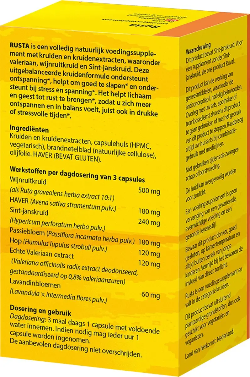 Bloem Rusta Forte Voedingssupplement 100 Capsules