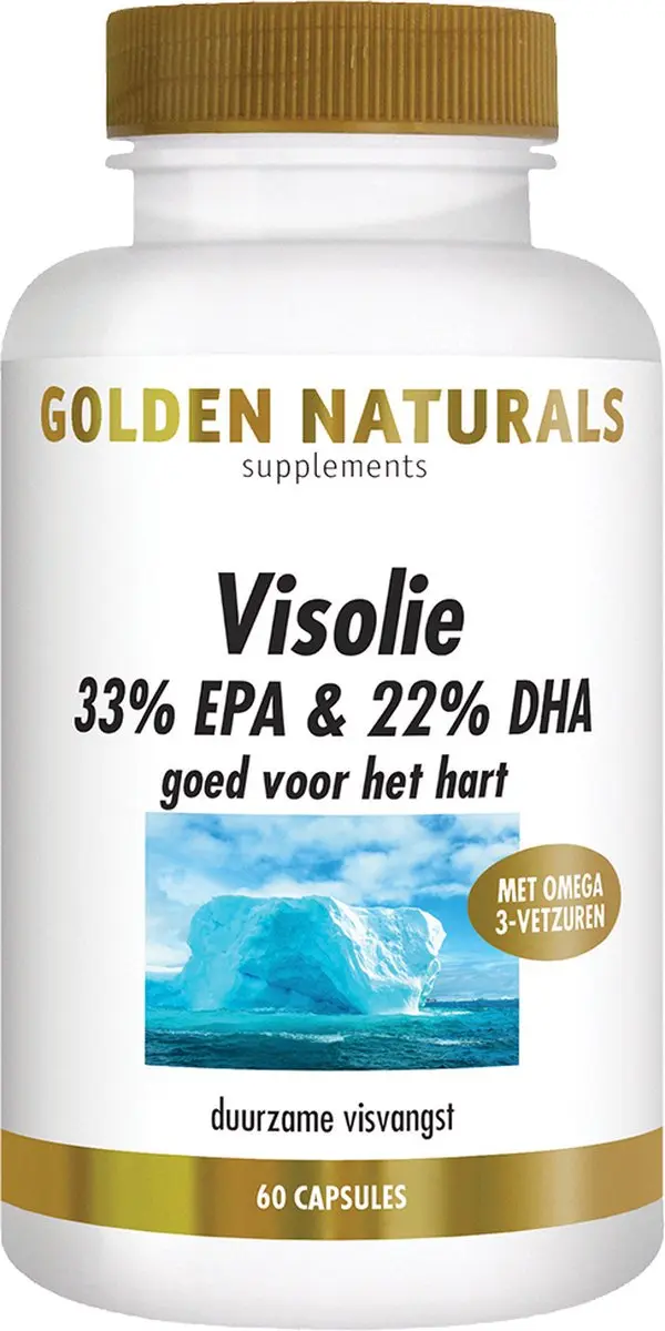Golden Naturals Visolie 33% EPA & 22% DHA - 60 Softgel Capsules