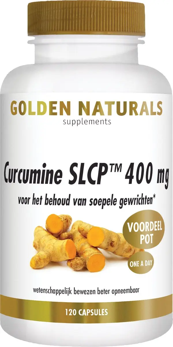 Golden Naturals Curcumine SLCP 420mg 120 Vegan Capsules