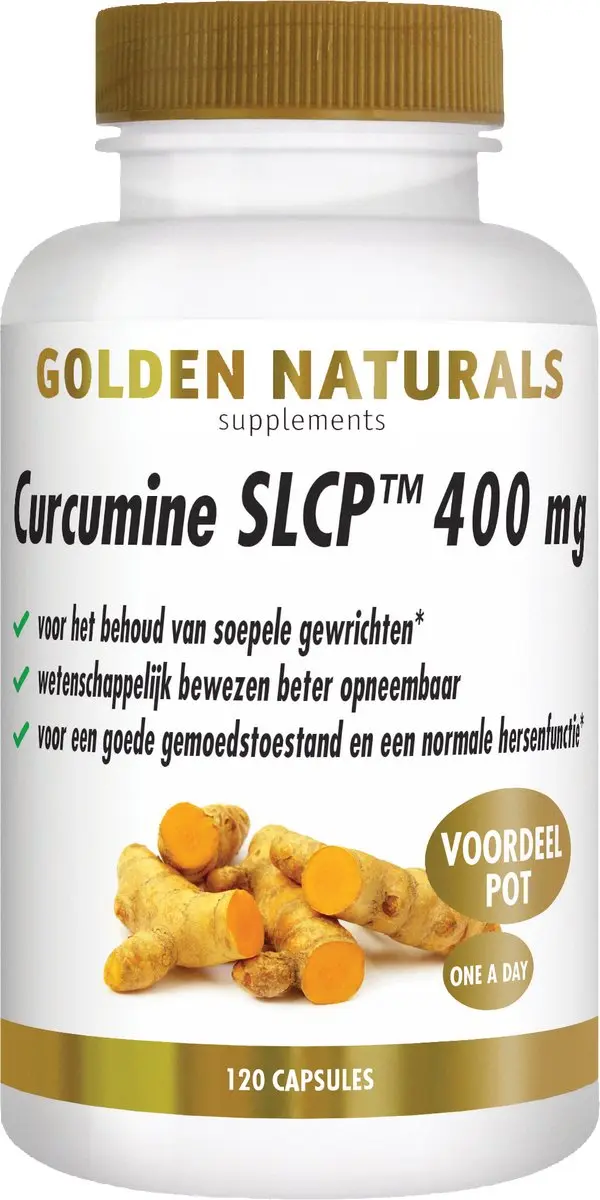 Golden Naturals Curcumine SLCP 420mg 120 Vegan Capsules