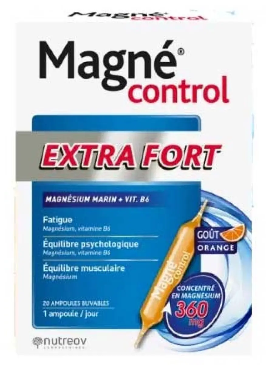 Nutreov Magné Control Extra Fort 20 Ampullen 200ml