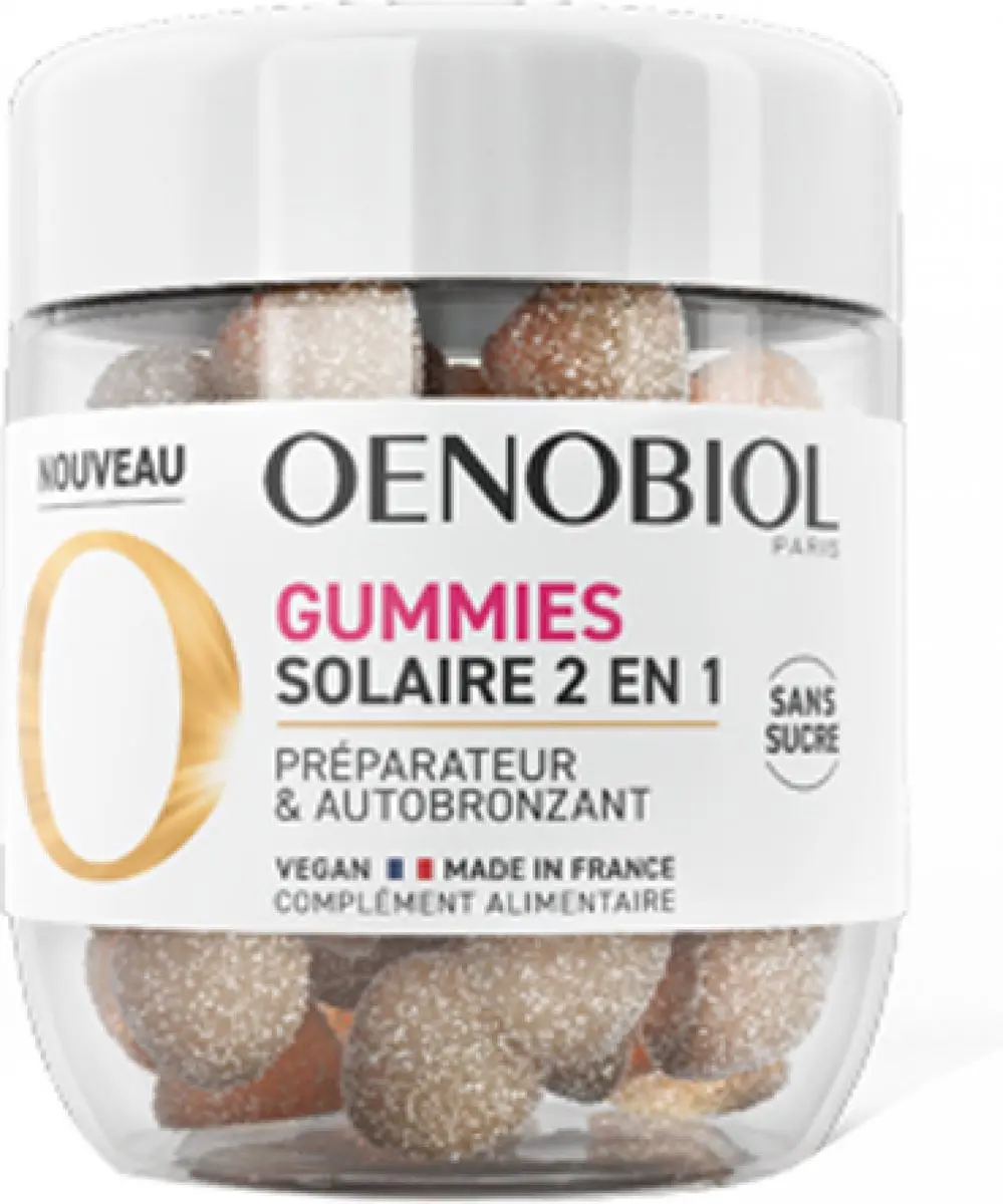 Oenobiol Solaire 2in1 Gummies 60 Stuks