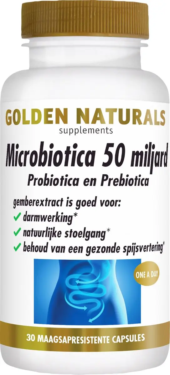 Golden Naturals Microbiotica 50 miljard Capsules