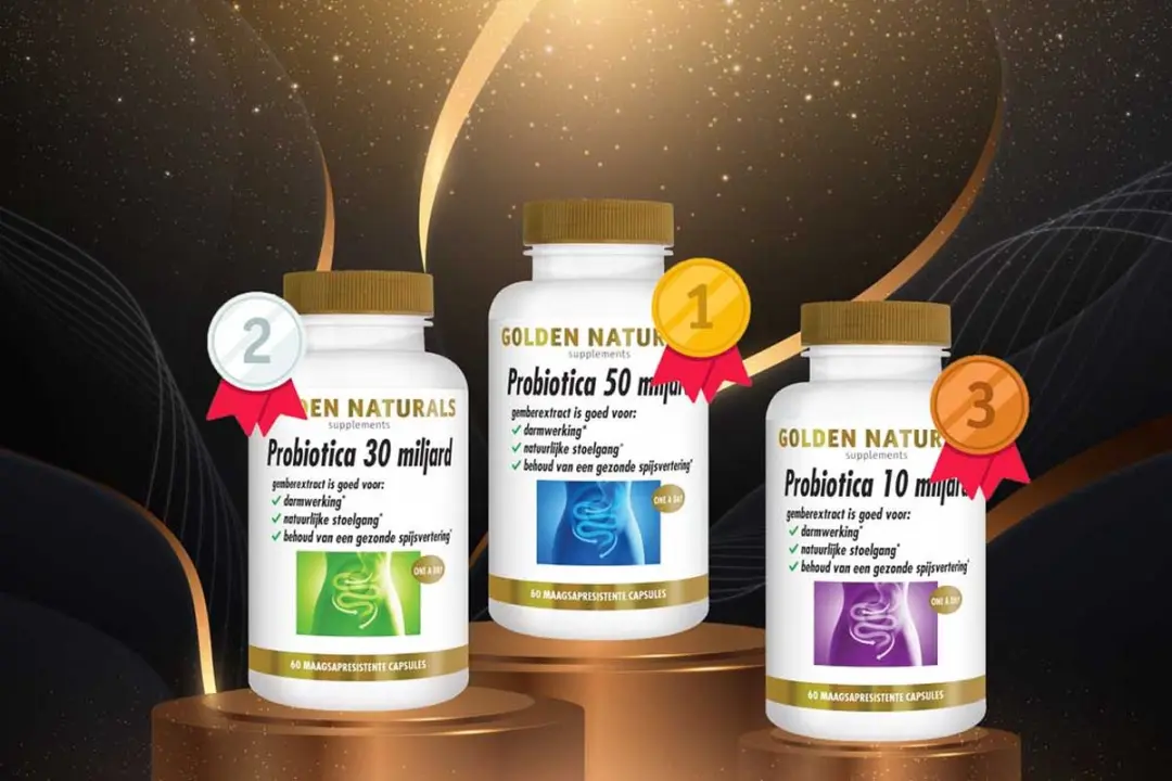 Golden Naturals Microbiotica 50 miljard Capsules - 30 Stuks