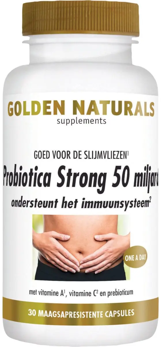 Golden Naturals Microbiotica 50 miljard Capsules - 30 Stuks