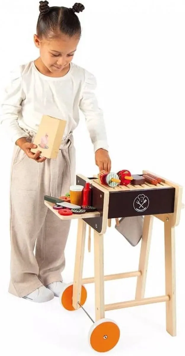 Janod Barbecue Multicolor - 36 Accessoires - FSC Hout