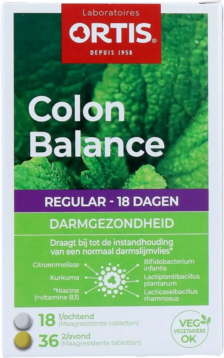 Ortis Colon Balance Regular 54TB - 54 tabletten