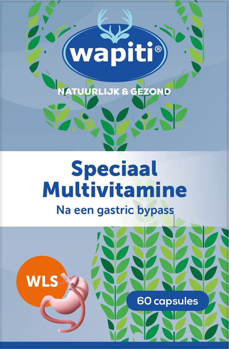 Wapiti Speciaal Multivitamine Na Gastric Bypass 60 Capsules