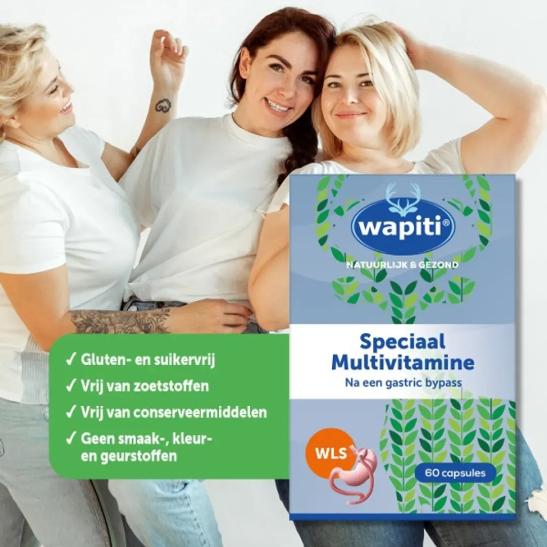 Wapiti Speciaal Multivitamine Na Gastric Bypass 60 Capsules