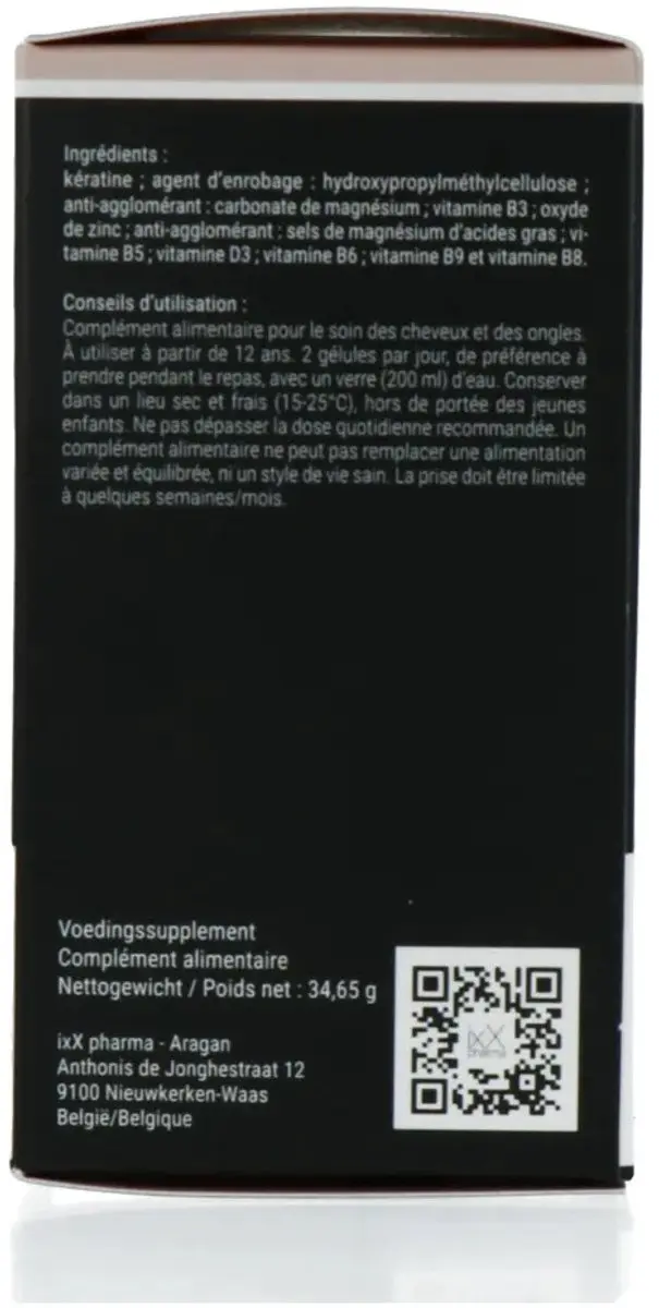 ixX Pharma KeratixX 90 Capsules