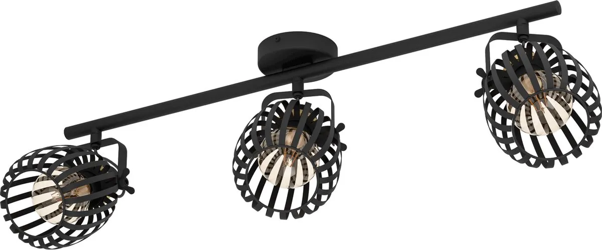 Eglo Girona Spot - 3 Lichtpunten 77,5cm - Zwart/Goud
