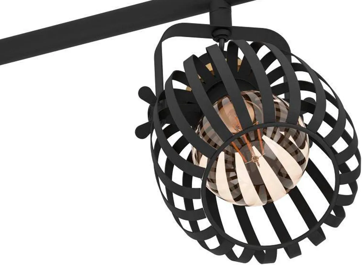 Eglo Girona Spot - 3 Lichtpunten 77,5cm - Zwart/Goud