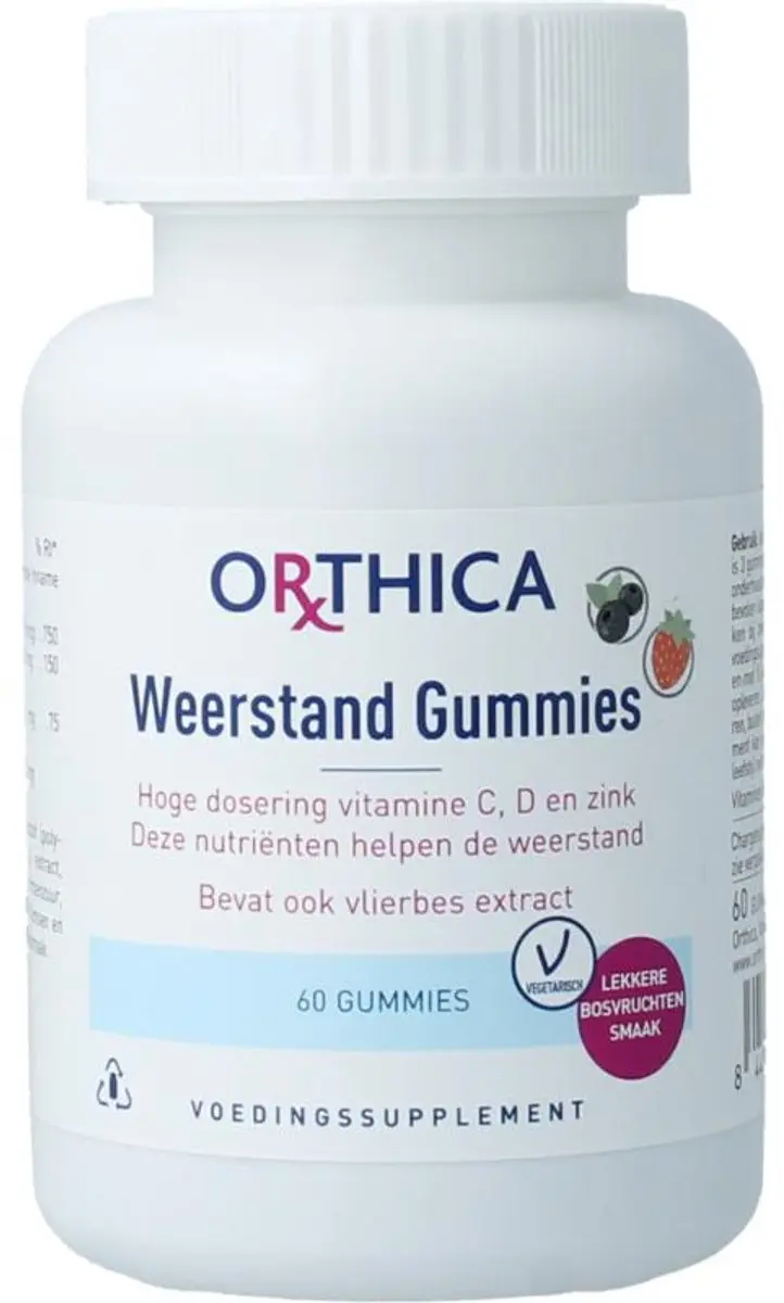 Orthica Weerstand Gummies - 60 Stuks