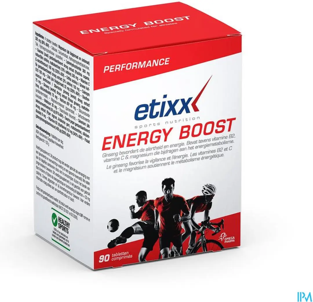 Etixx Energy Boost Supplementen 90 Tabletten
