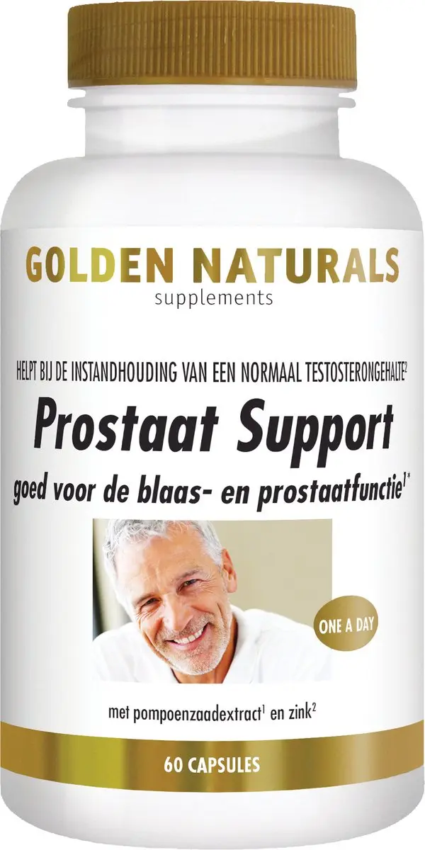 Golden Naturals Prostaat Support 60 Vegan Capsules