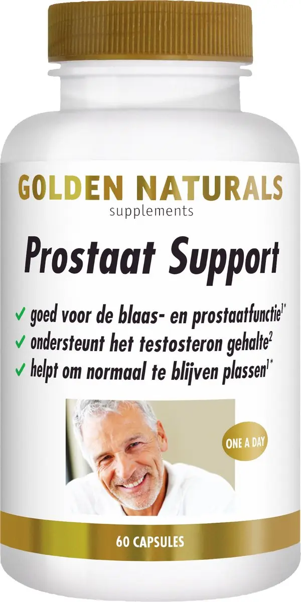 Golden Naturals Prostaat Support 60 Vegan Capsules