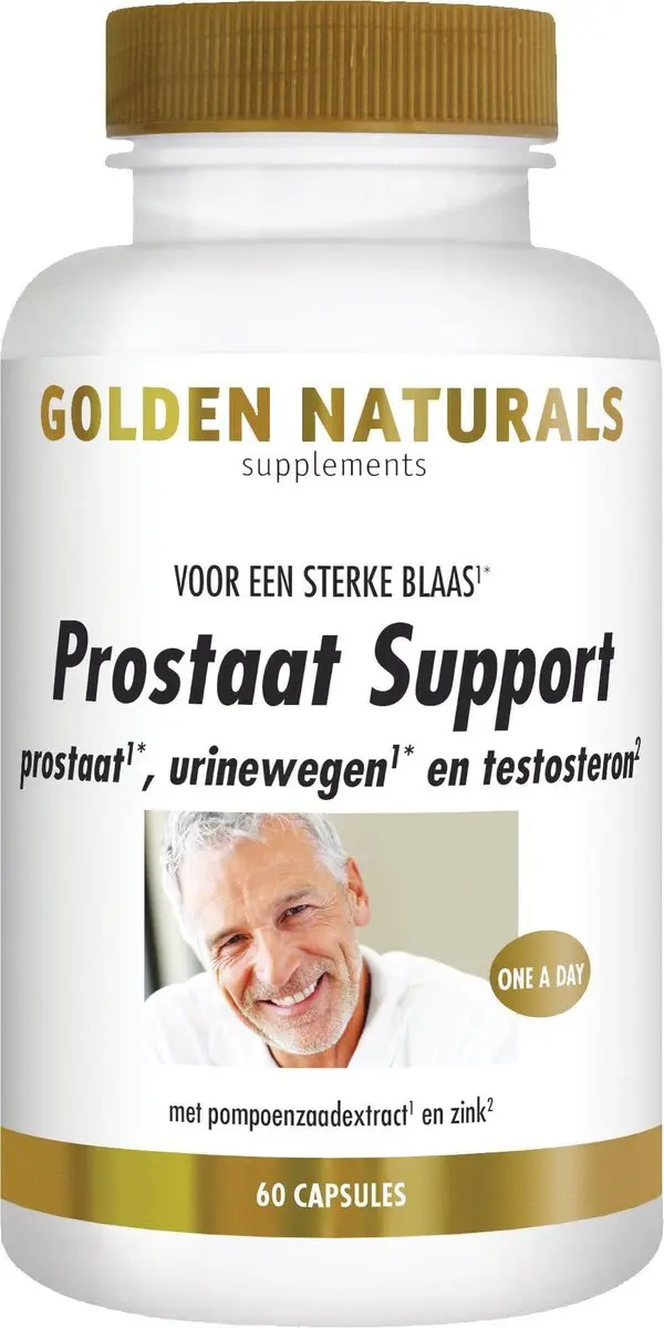 Golden Naturals Prostaat Support 60 Vegan Capsules