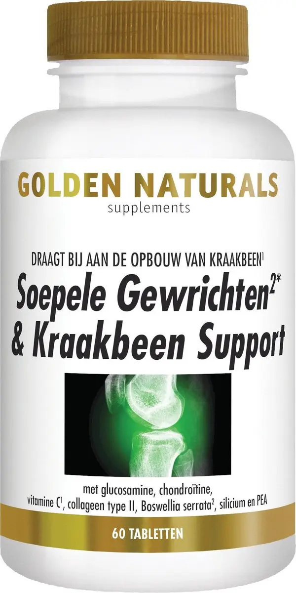 Golden Naturals Soepele Gewrichten Support 60 tabletten