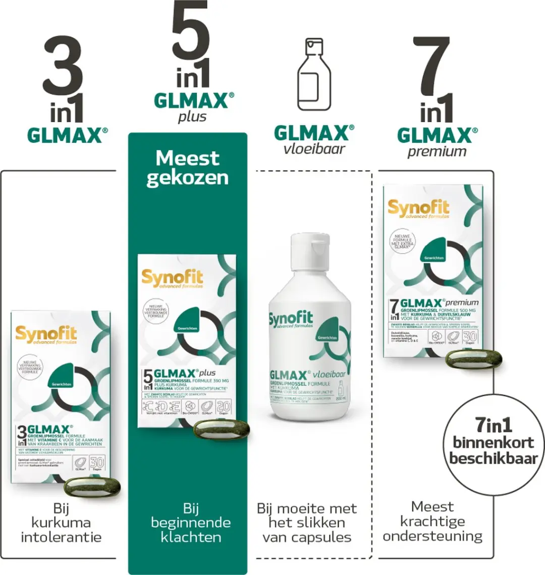 Synofit GLMax Groenlipmossel Vloeibaar 200ml