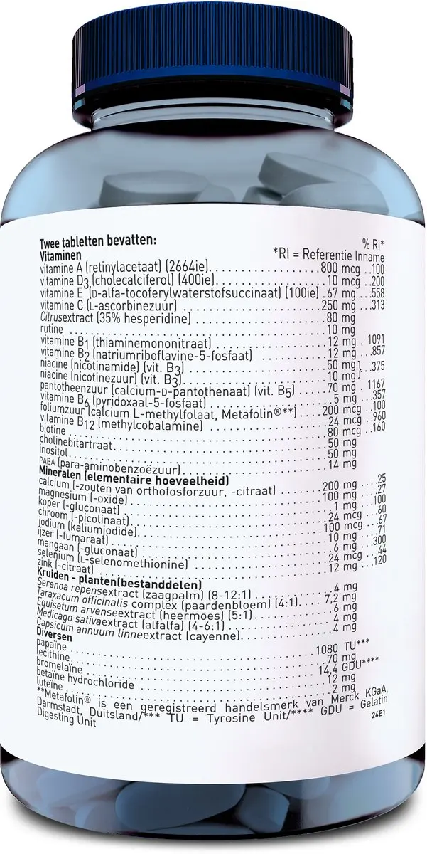 Orthica Multi 4 All Multivitamine 180 tabletten