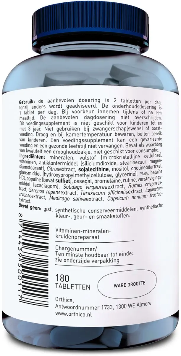 Orthica Multi 4 All Multivitamine 180 tabletten