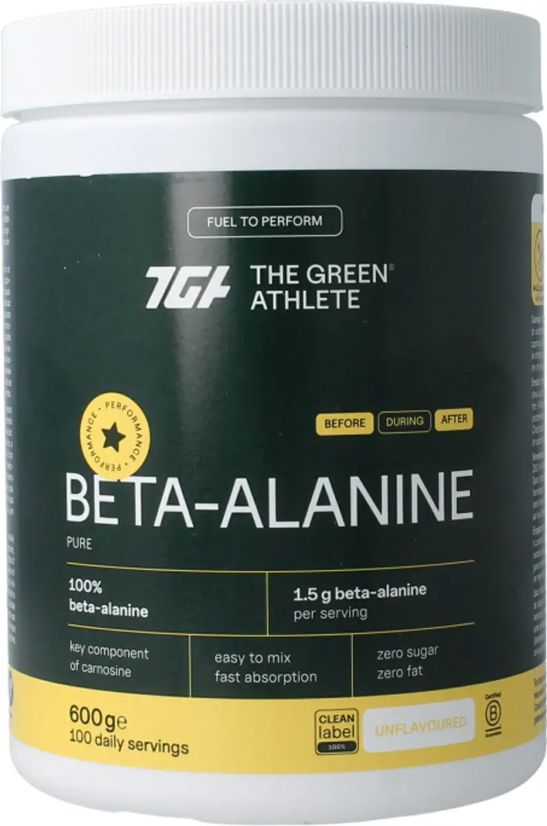 The Green Athlete Beta Alanine 600g