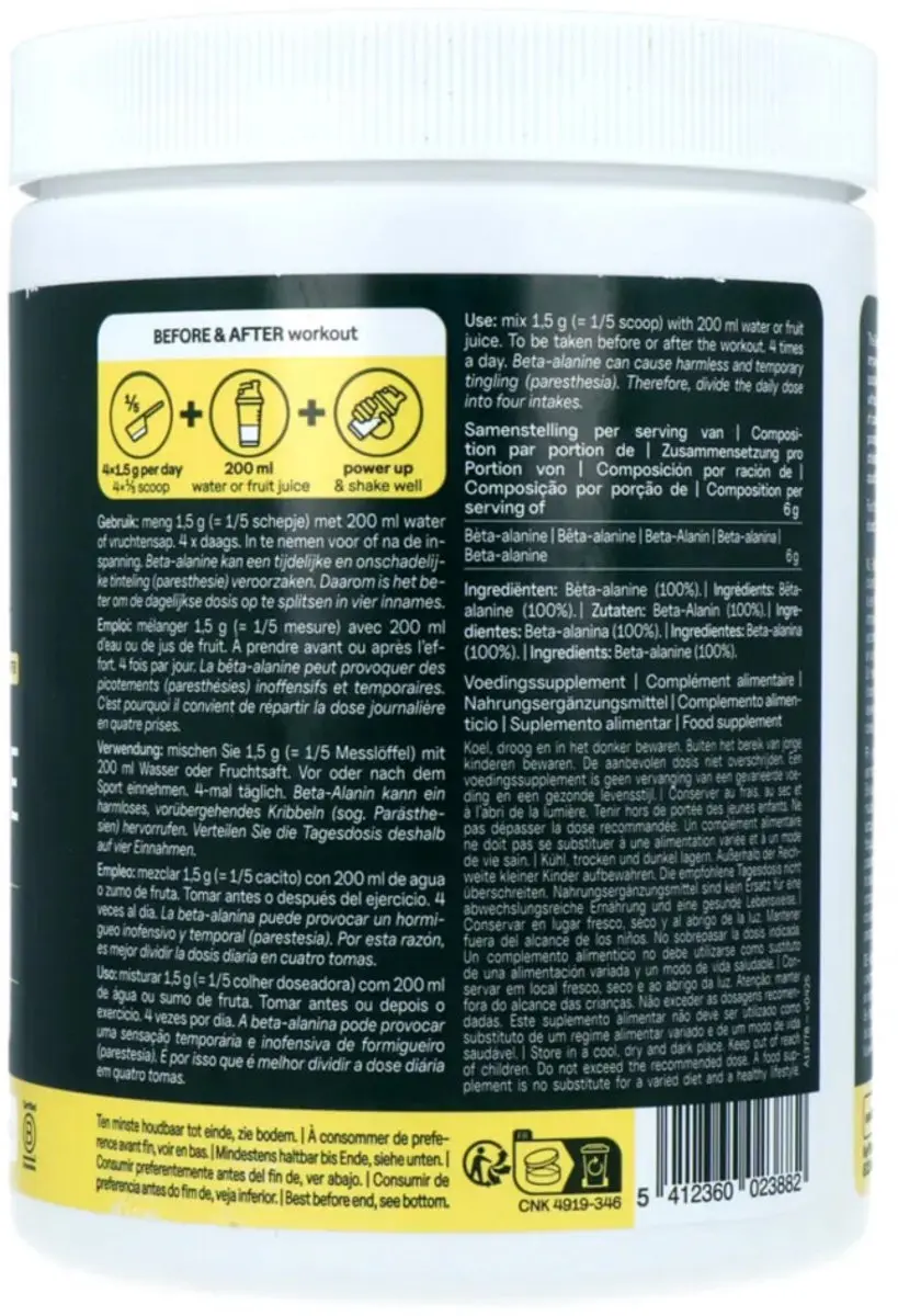 The Green Athlete Beta Alanine 600g