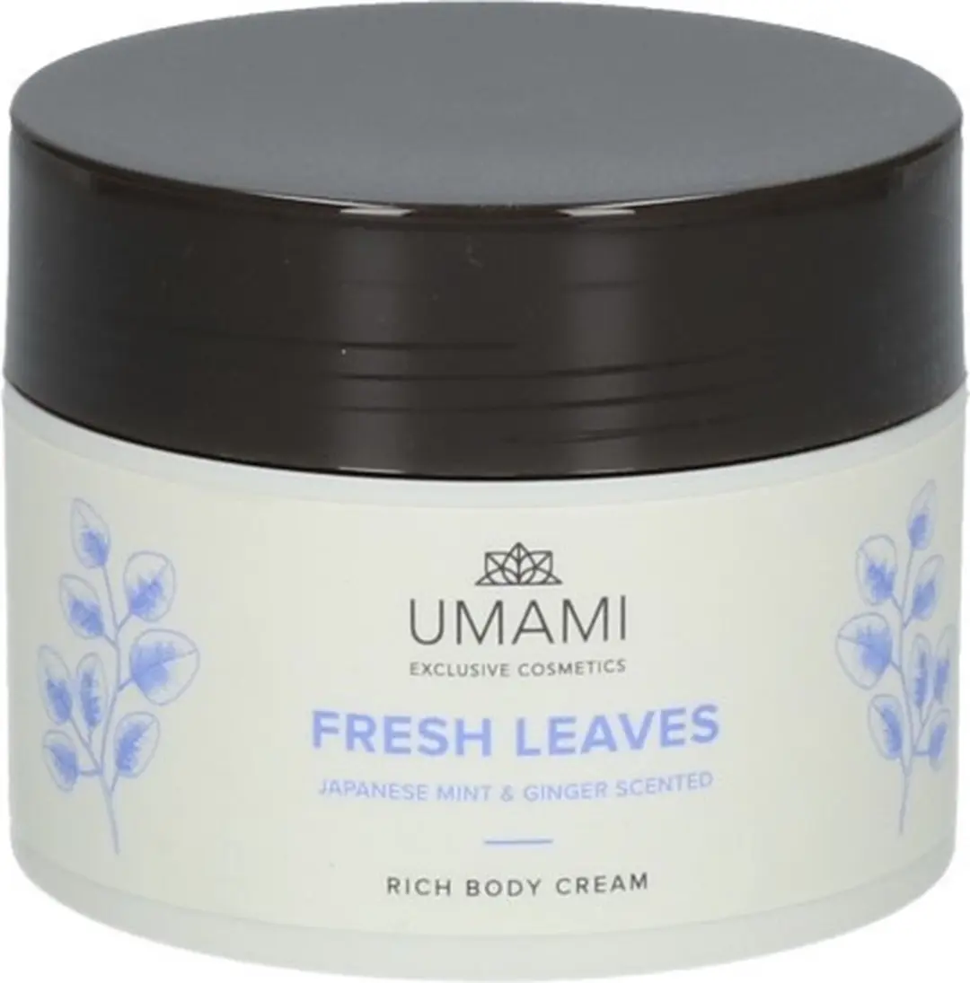 Umami Fresh Leaves Body Cream 250ml - Jap. munt & gember
