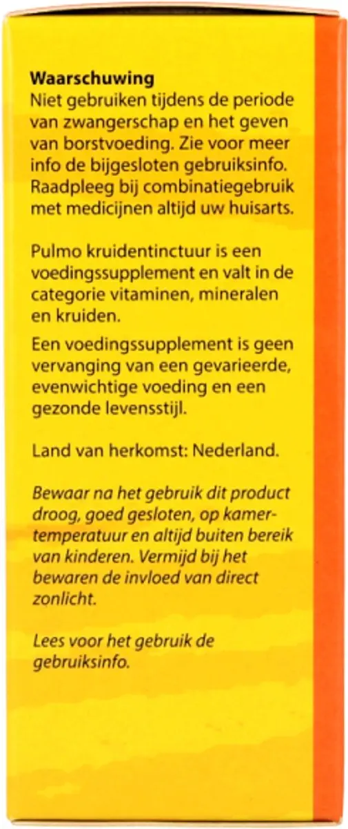 Bloem Pulmo Kruidentinctuur 100ml