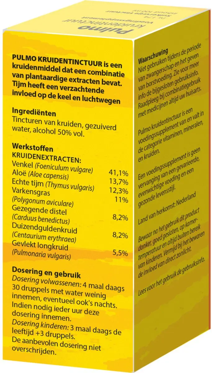 Bloem Pulmo Kruidentinctuur 100ml