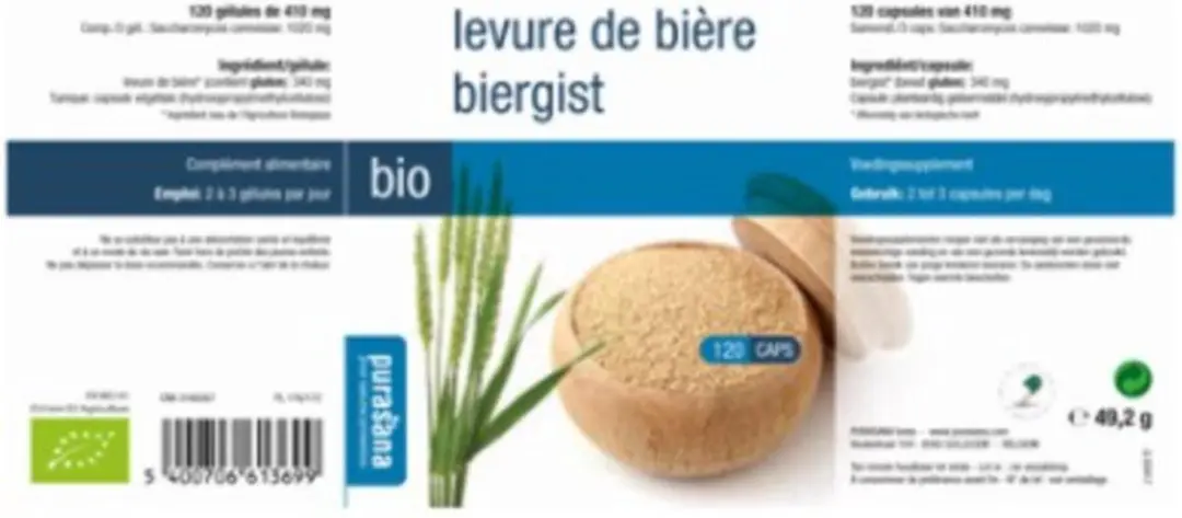 Purasana Biergist Levend 120 Capsules