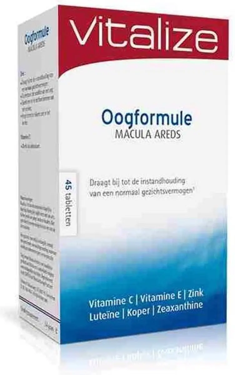 Vitalize Oogformule Macula Areds 45 tabletten