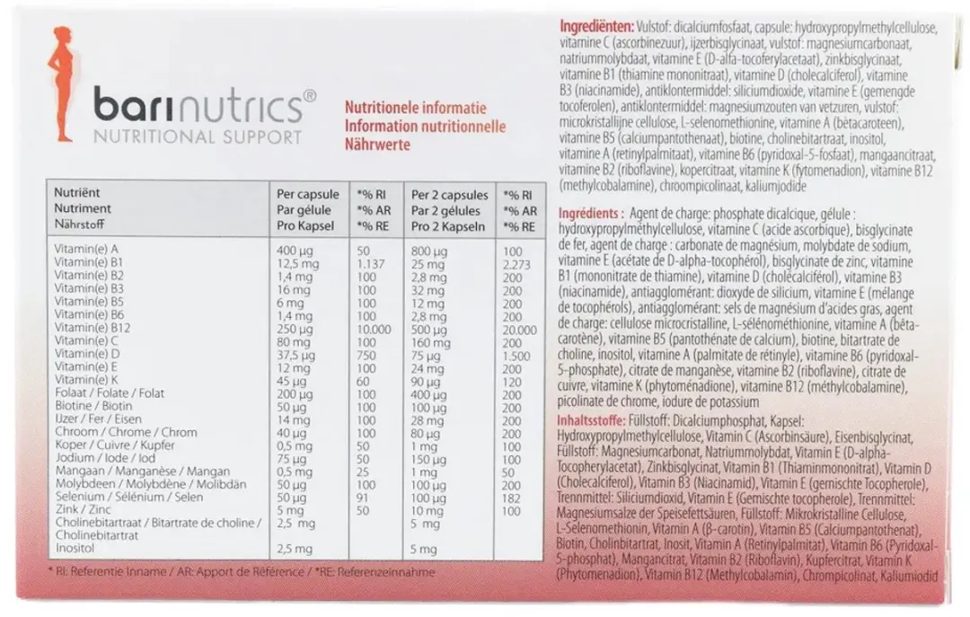 Metagenics Barinutrics Multi 60 Capsules