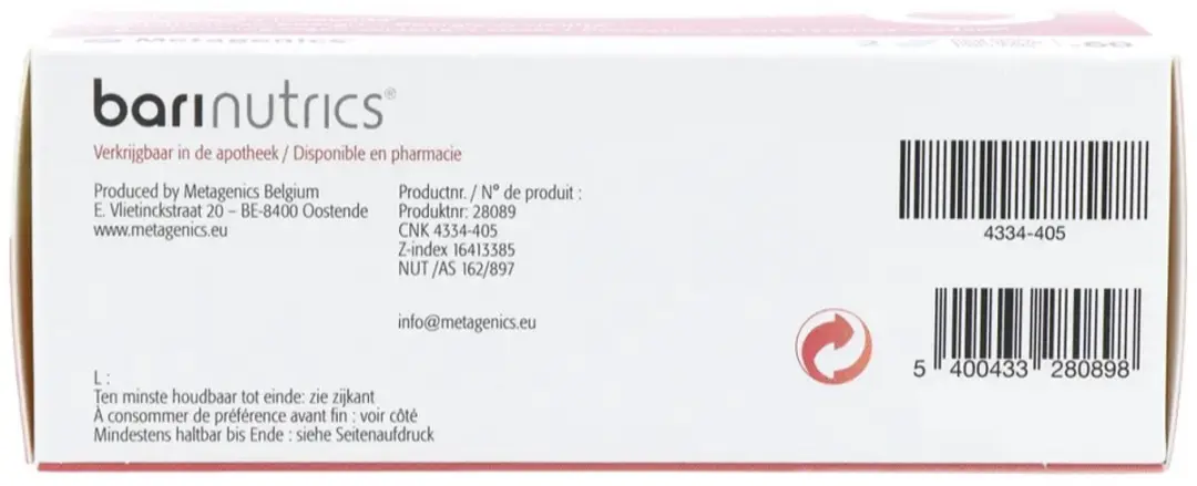 Metagenics Barinutrics Multi 60 Capsules