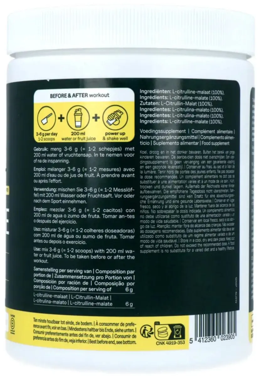 The Green Athlete L-Citrulline Malate 500g