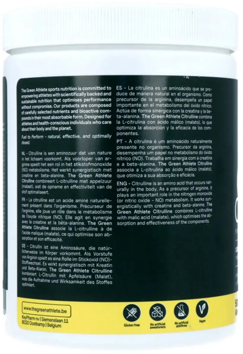 The Green Athlete L-Citrulline Malate 500g
