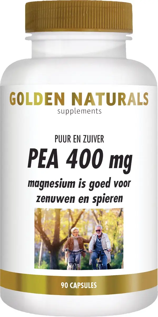 Golden Naturals PEA 400mg Veganistische Capsules - 90 Stuks