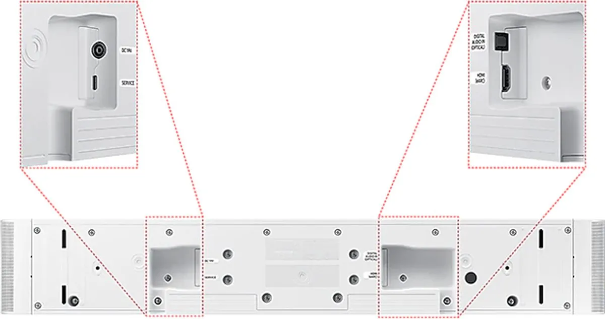 Samsung HW-S61D Soundbar - Wit
