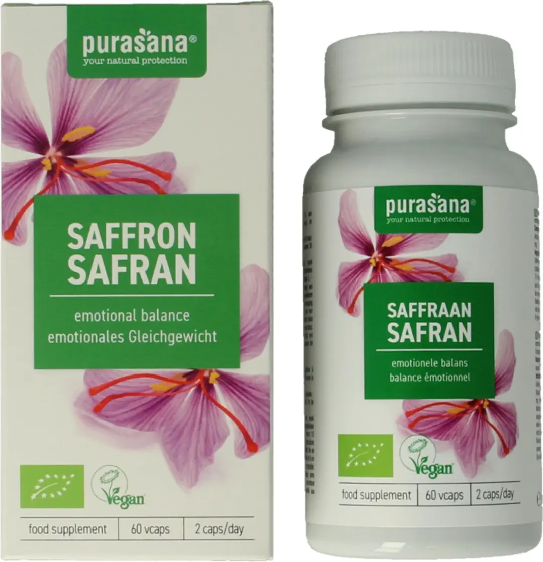 Purasana Saffraan 60 Vegacapsules