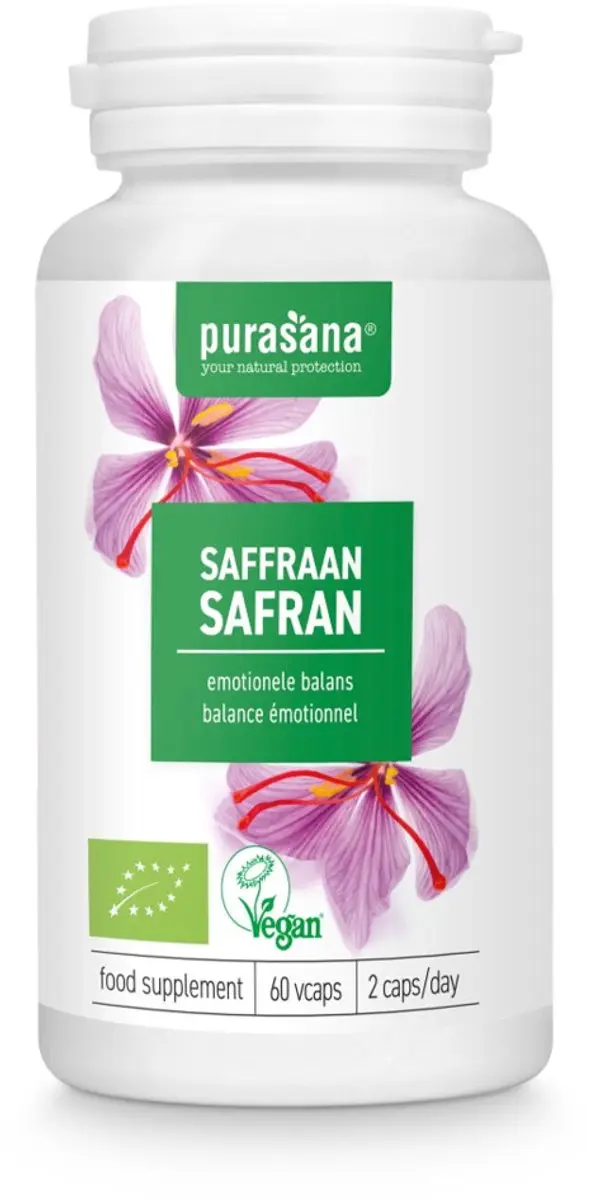 Purasana Saffraan 60 Vegacapsules