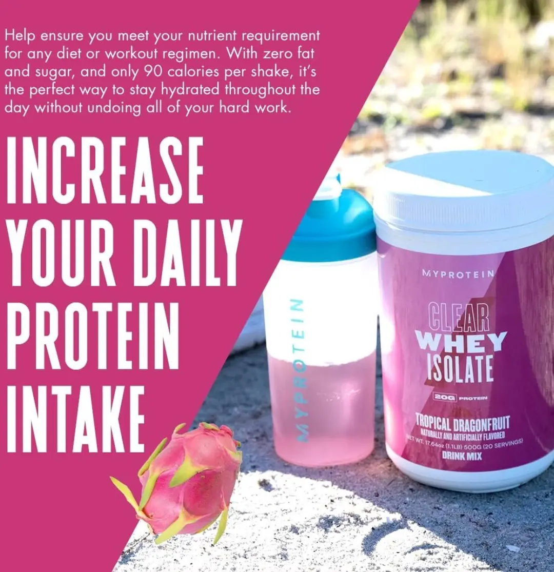 Myprotein Clear Whey Protein Tropical Dragonfruit 488g