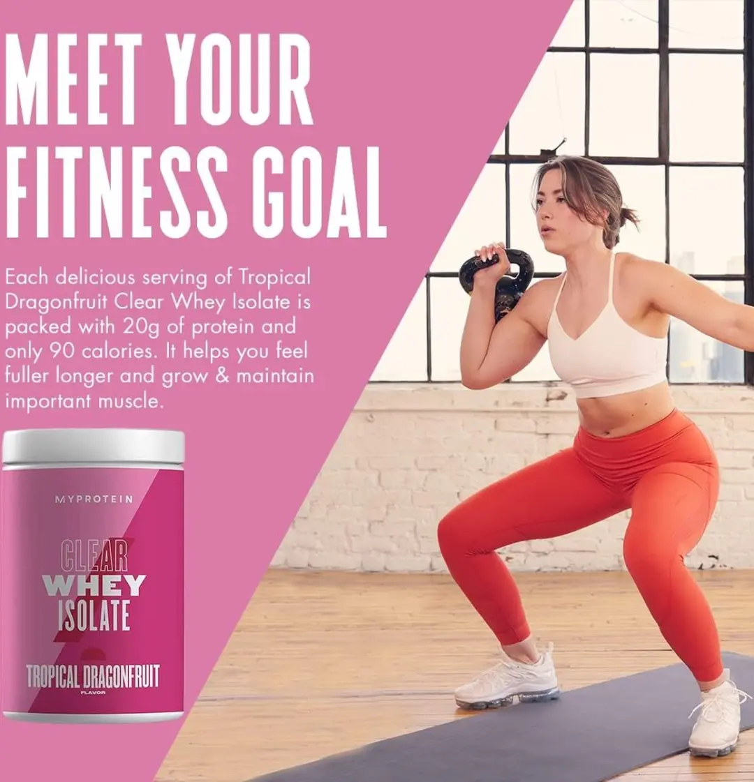 Myprotein Clear Whey Protein Tropical Dragonfruit 488g