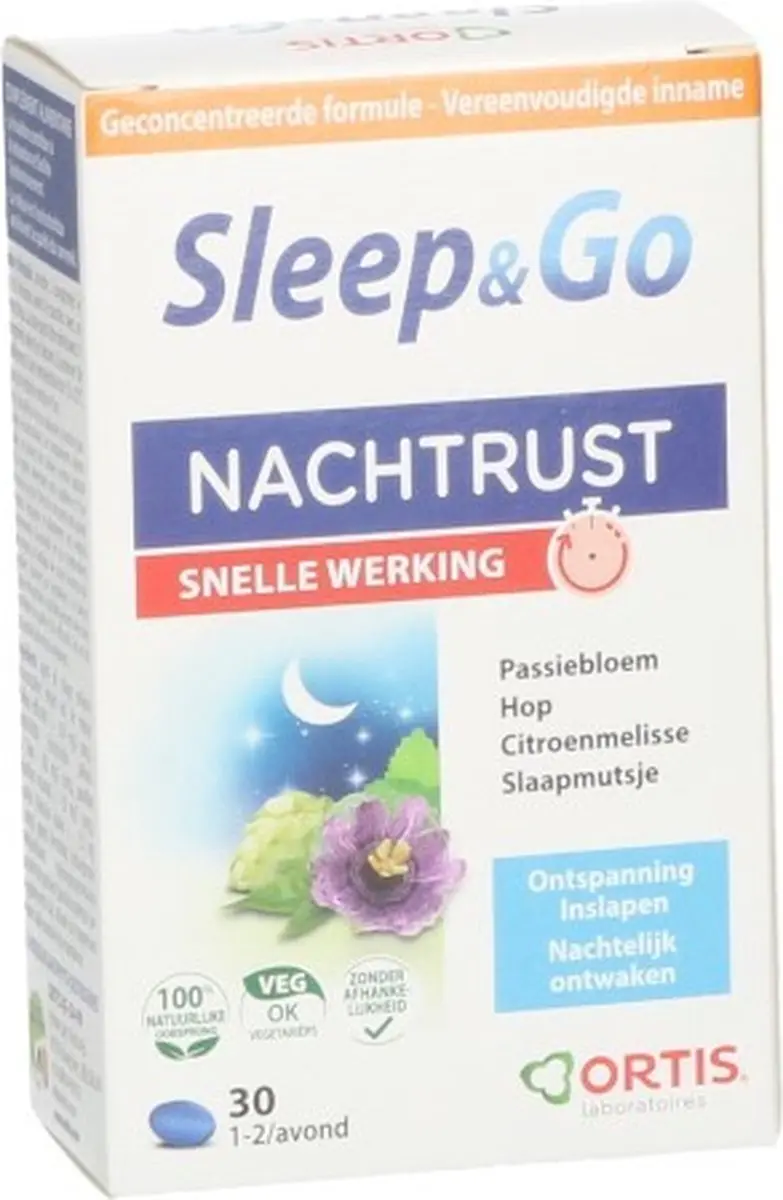 Ortis Sleep en Go 30 Tabletten - 30 mg
