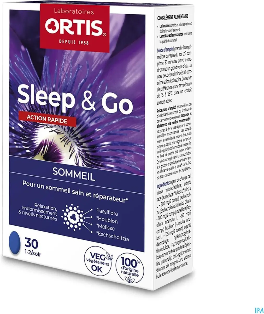 Ortis Sleep en Go 30 Tabletten - 30 mg