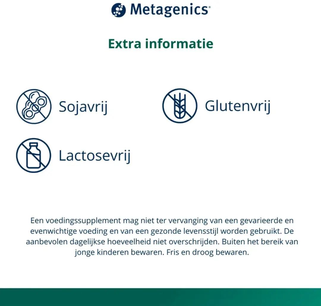 Metagenics Multigenics Junior Zakjes 30 Stuks - 180g