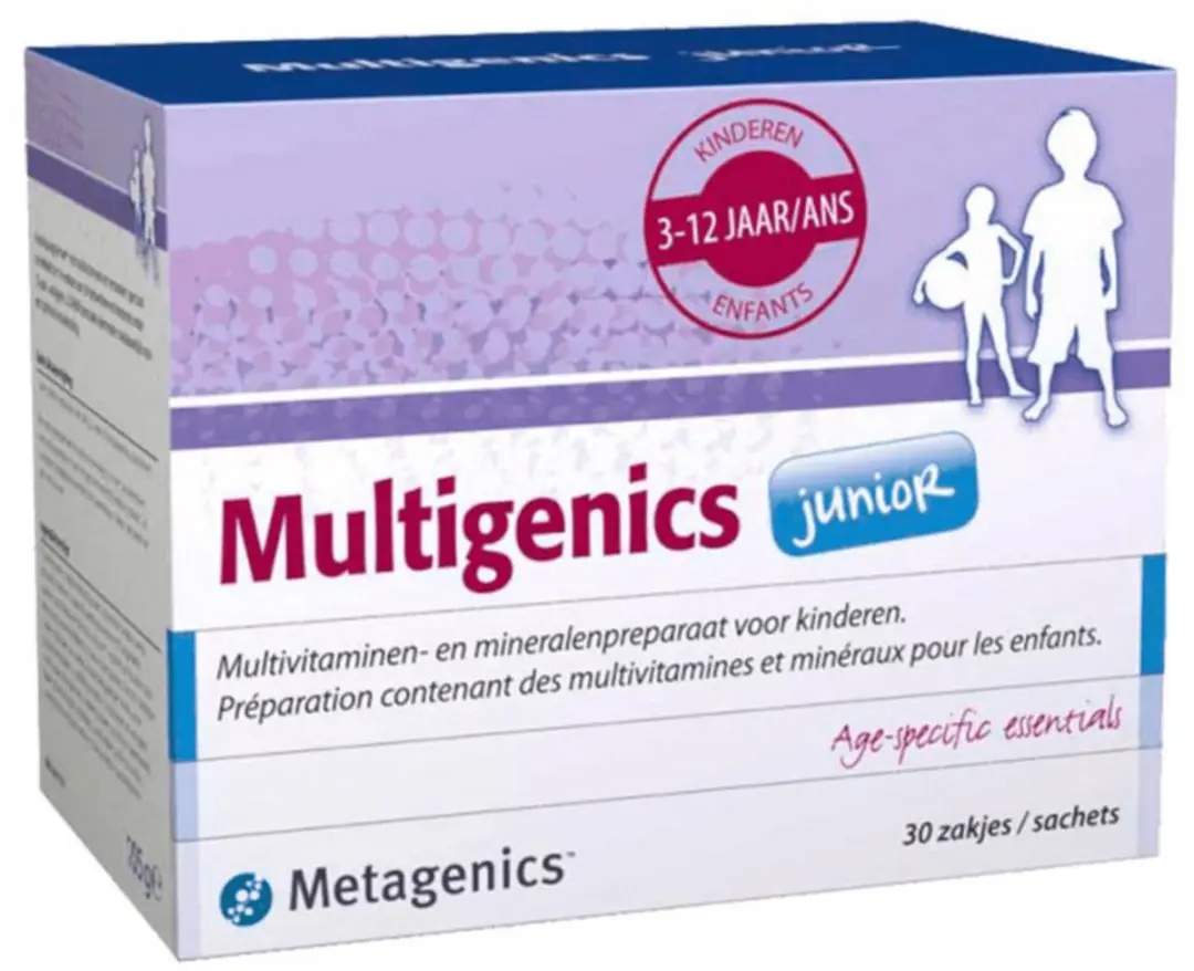 Metagenics Multigenics Junior Zakjes 30 Stuks