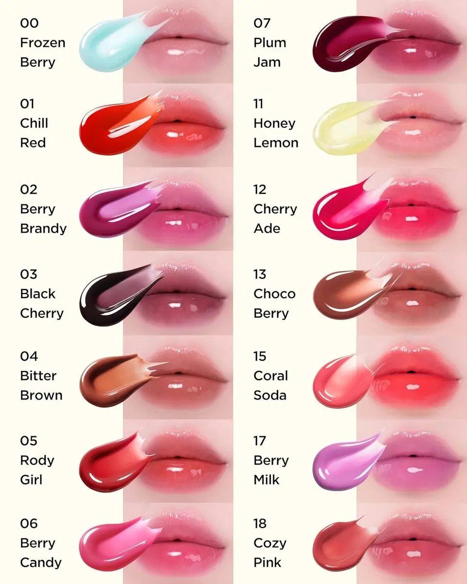 Tocobo Juicy Berry Plumping Lip Oil 01 Chilli Red - 4g