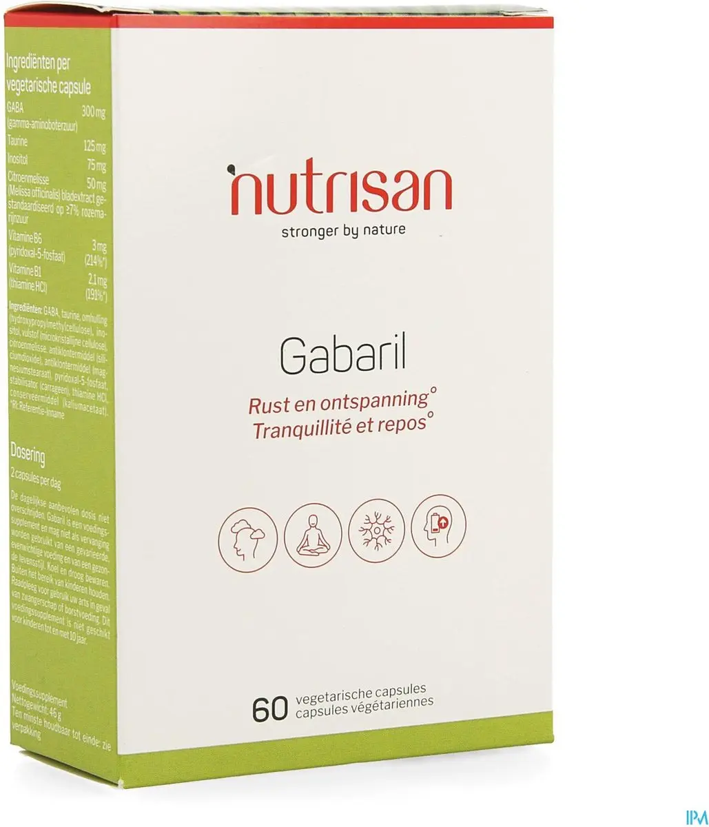 Nutrisan Gabaril 60 V-caps - 60 Stuks